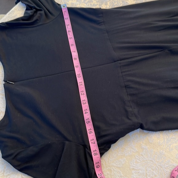 DKNY black knit midi dress - Picture 11 of 11